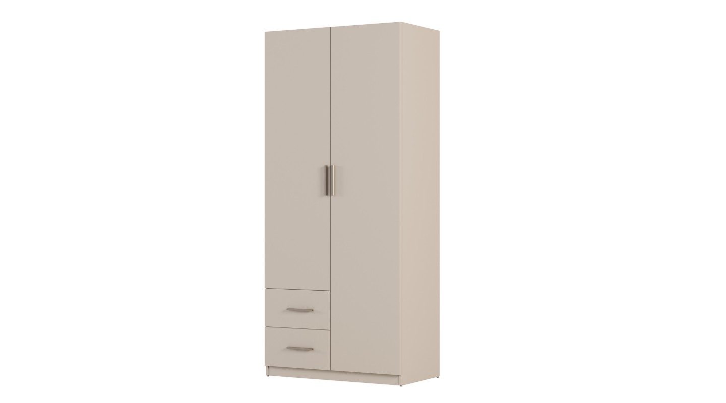 Szafa modułowa 100 cm z drążkiem ubraniowym i szufladami - MAX Premium "C"