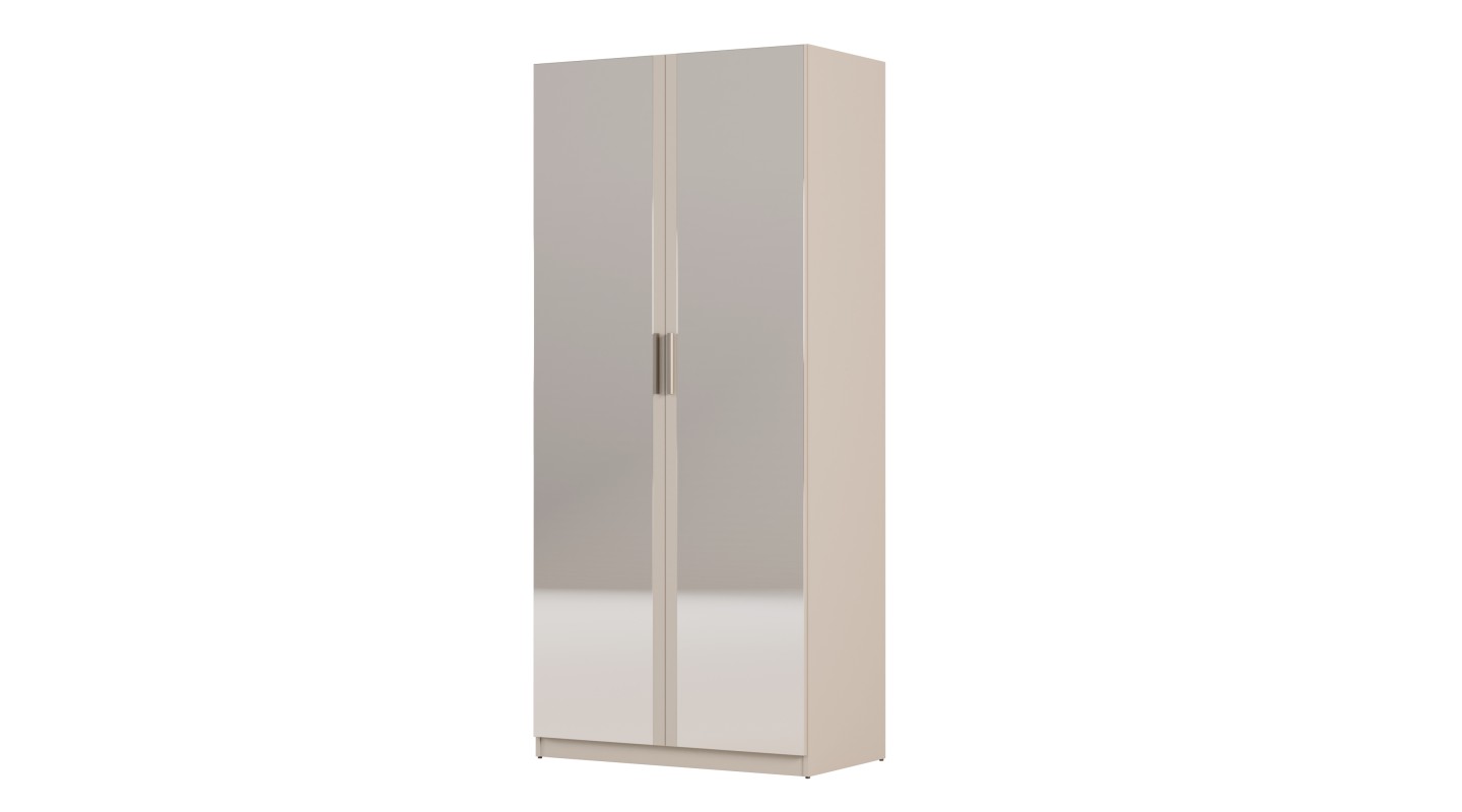 Szafa modułowa 100x225 cm z lustrem, szufladami System MAX Premium | e-Meblast