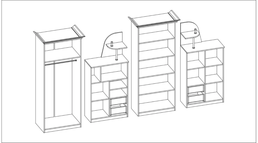 Klasyczna meblościanka z dużą przeszkloną witryną, barkiem, bieliźniarką i pojemną szafą 320×207 cm Sonoma Ciemna – TEXAS + Szaf Klasyczna meblościanka z dużą przeszkloną witryną, barkiem, bieliźniarką i pojemną szafą 320×207 cm Sonoma Ciemna – TEXAS + Szaf